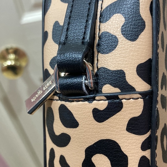 Kate Spade Harper Leopard Animal Print Crossbody Purse Bag - Picture 13 of 16